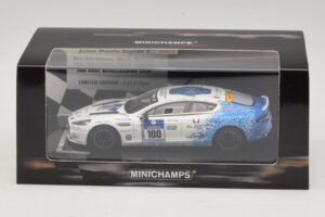 Aston Martin Rapide S #100 Bez / Schubauer 24 Hours of Nurburgring 2013 Minichamps 1:43 437131300 Metal — zdjęcie 5 z 5