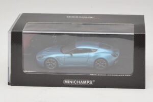 Aston Martin V12 Zagato Alba Blue Minichamps 1:43 437137222 Metal — zdjęcie 5 z 5