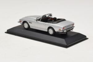 Aston Martin V8 Volante Srebrny Minichamps 1:43 400137601 Metal — zdjęcie 3 z 4