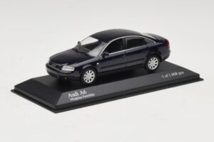 Audi A6 C5 Niebieski Metalik Minichamps 1:43 430010201 Metal — zdjęcie 2 z 4