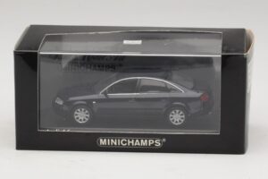 Audi A6 C5 Niebieski Metalik Minichamps 1:43 430010201 Metal — zdjęcie 4 z 4