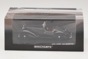 Audi Front 225 Roadster Czarny Minichamps 1:43 437019131 Metal — zdjęcie 5 z 5