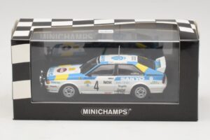Audi Quattro #4 S. Blomqvist / B. Cederberg Rally Sweden Winner 1982 Minichamps 1:43 430821904 Metal — zdjęcie 4 z 4