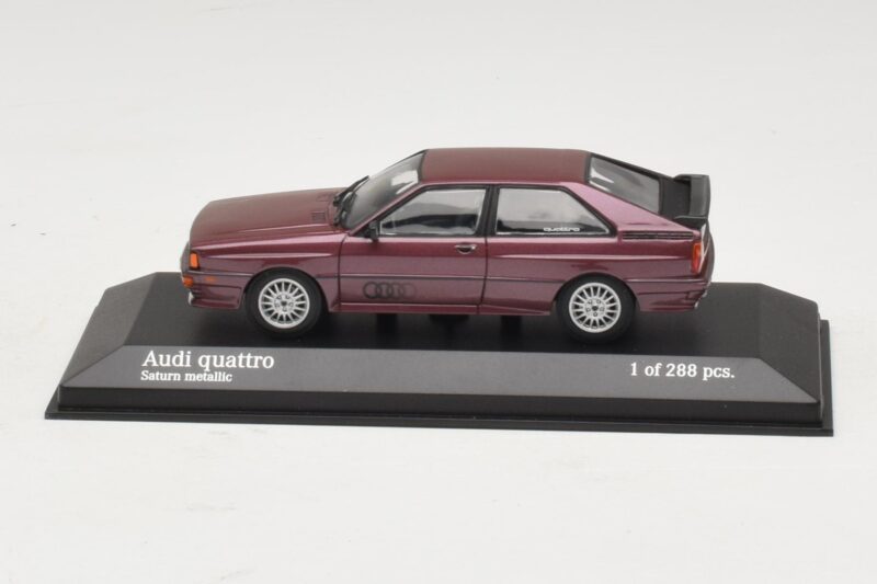 Audi Quattro Brązowy Metalik Minichamps 1:43 Audi Quattro Brązowy Metalik Minichamps 1:43 430019429 Metal