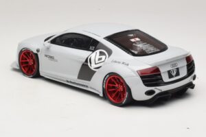 Audi R8 42 Liberty Walk Biały GT Spirit 1:18 GT325 Żywica — zdjęcie 5 z 6