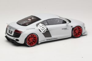 Audi R8 42 Liberty Walk Biały GT Spirit 1:18 GT325 Żywica — zdjęcie 2 z 6