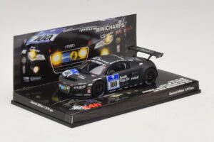 Audi R8 LMS GT3 #100 M. Ekstrom / O. Jarvis Abt Sportsline 24 Hours of Nurburgring 2010 Minichamps 1:43 437101900 Metal — zdjęcie 2 z 5