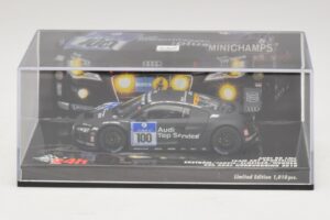 Audi R8 LMS GT3 #100 M. Ekstrom / O. Jarvis Abt Sportsline 24 Hours of Nurburgring 2010 Minichamps 1:43 437101900 Metal — zdjęcie 4 z 5