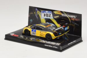 Audi R8 LMS GT3 #102 H-J. Stuck / H. Heyer Black Falcon 24 Hours of Nurburgring 2010 Minichamps 1:43 437101912 Metal — zdjęcie 3 z 5