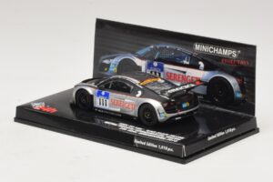 Audi R8 LMS GT3 #111 Metha / Breslin Black Falcon 24 Hours of Nurburgring 2010 Minichamps 1:43 437101911 Metal — zdjęcie 3 z 5