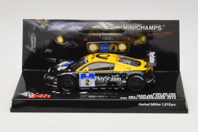 Audi R8 LMS GT3 #2 24 Hours of Nurburgring 2010 Minichamps 1:43 437101902 Metal