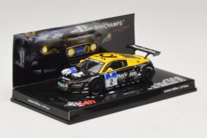 Audi R8 LMS GT3 #2 24 Hours of Nurburgring 2010 Minichamps 1:43 437101902 Metal — zdjęcie 2 z 5