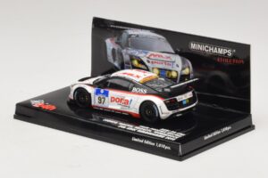 Audi R8 LMS GT3 #97 Phoenix Racing 24 Hours of Nurburgring 2010 Minichamps 1:43 437101997 Metal — zdjęcie 3 z 5