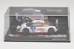 Audi R8 LMS GT3 #97 Phoenix Racing 24 Hours of Nurburgring 2010 Minichamps 1:43 437101997 Metal — zdjęcie 4 z 5
