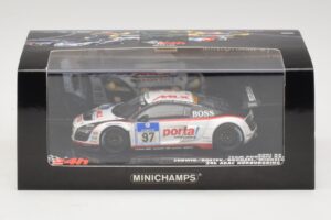 Audi R8 LMS GT3 #97 Phoenix Racing 24 Hours of Nurburgring 2010 Minichamps 1:43 437101997 Metal — zdjęcie 5 z 5