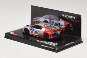 Audi R8 LMS GT3 #99 F. Biela / M. Fassler Phoenix Racing 24 Hours of Nurburgring 2010 Minichamps 1:43 437101999 Metal — zdjęcie 3 z 5