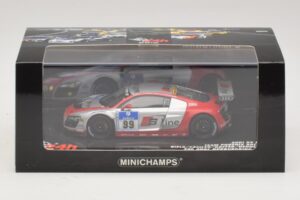 Audi R8 LMS GT3 #99 F. Biela / M. Fassler Phoenix Racing 24 Hours of Nurburgring 2010 Minichamps 1:43 437101999 Metal — zdjęcie 5 z 5
