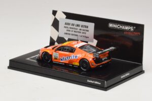 Audi R8 LMS Ultra #100 MS Racing Patel / Dobitsch ADAC GT Masters 2013 Minichamps 1:43 437130100 Metal — zdjęcie 3 z 5