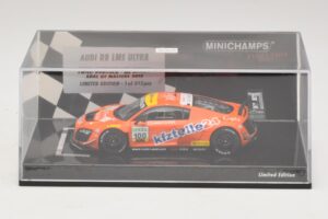 Audi R8 LMS Ultra #100 MS Racing Patel / Dobitsch ADAC GT Masters 2013 Minichamps 1:43 437130100 Metal — zdjęcie 4 z 5