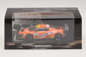 Audi R8 LMS Ultra #100 MS Racing Patel / Dobitsch ADAC GT Masters 2013 Minichamps 1:43 437130100 Metal — zdjęcie 5 z 5