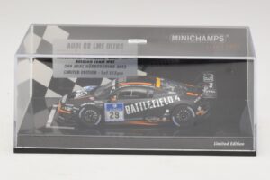 Audi R8 LMS Ultra #29 Team WRT Sandstorm L. Vanthoor 24 Hours of Nurburgring 2013 Minichamps 1:43 437130129 Metal — zdjęcie 4 z 5