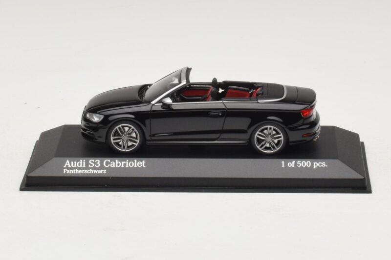 Audi S3 8P Kabriolet Czarny Minichamps 1:43 Audi S3 8P Kabriolet Czarny Minichamps 1:43 437013030 Metal