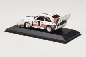 Audi Sport Quattro S1 #1 W. Rohrl Pikes Peak International Hill Climb Winner Record 1987 Minichamps 1:43 410871201 Metal — zdjęcie 3 z 4