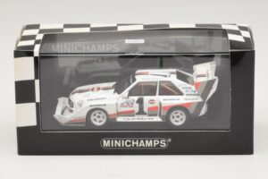Audi Sport Quattro S1 #1 W. Rohrl Pikes Peak International Hill Climb Winner Record 1987 Minichamps 1:43 410871201 Metal — zdjęcie 4 z 4