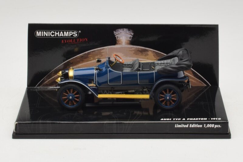 Audi Typ A Phaeton Niebieski Minichamps 1:43 Audi Typ A Phaeton Niebieski Minichamps 1:43 437019031 Metal
