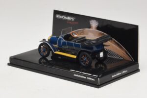Audi Typ A Phaeton Niebieski Minichamps 1:43 437019031 Metal — zdjęcie 3 z 5