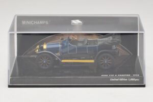 Audi Typ A Phaeton Niebieski Minichamps 1:43 437019031 Metal — zdjęcie 4 z 5