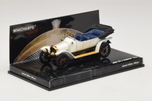 Audi Typ A Phaeton Biały Niebieski Minichamps 1:43 437019032 Metal — zdjęcie 2 z 5