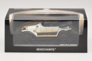 Audi Typ A Phaeton Biały Niebieski Minichamps 1:43 437019032 Metal — zdjęcie 5 z 5