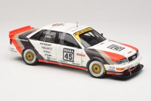 Audi V8 Quattro DTM #45 F. Biela Team AZR 1991 Minichamps 1:18 100911045 Metal — zdjęcie 6 z 8