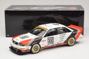 Audi V8 Quattro DTM #45 F. Biela Team AZR 1991 Minichamps 1:18 100911045 Metal — zdjęcie 8 z 8