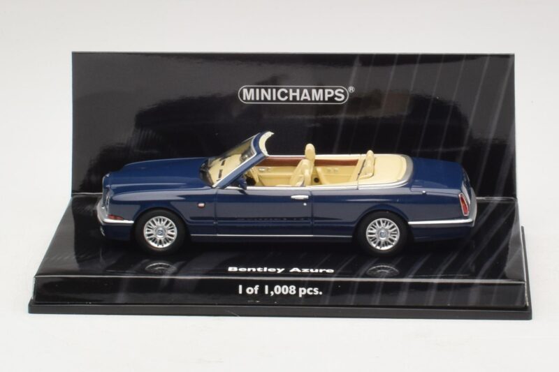 Bentley Azure Niebieski Minichamps 1:43 Bentley Azure Niebieski Minichamps 1:43 436139931 Metal