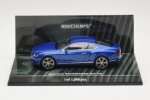 Bentley Continental GT V8 Niebieski Metalik Minichamps 1:43 Bentley Continental GT V8 Niebieski Metalik Minichamps 1:43 436139982 Metal