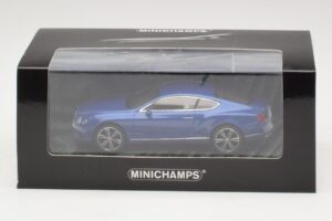 Bentley Continental GT V8 Niebieski Metalik Minichamps 1:43 436139982 Metal — zdjęcie 4 z 4