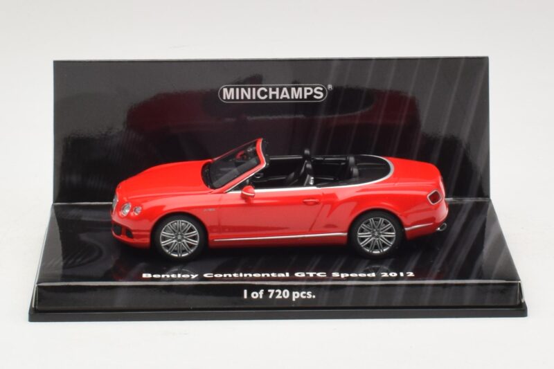 Bentley Continental GTC Speed Czerwony Minichamps 1:43 436139061 Metal
