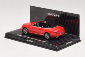 Bentley Continental GTC Speed Czerwony Minichamps 1:43 436139061 Metal — zdjęcie 3 z 4