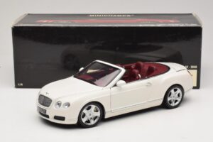 Bentley Continental GTC Biały Pudełko Zamienne Minichamps 1:18 100139032-R1 Metal — zdjęcie 8 z 8