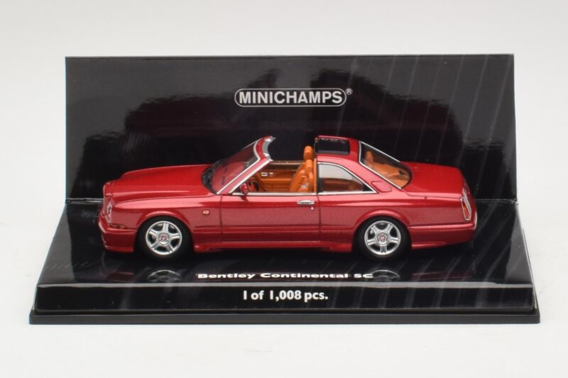 Bentley Continental SC Czerwony Metalik Minichamps 1:43 436139991 Metal