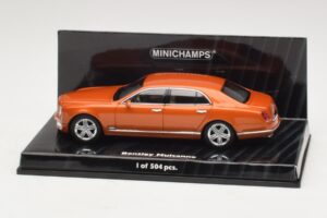 Bentley Mulsanne Pomarańczowy Metalik Minichamps 1:43 Bentley Mulsanne Pomarańczowy Metalik Minichamps 1:43 436139902 Metal