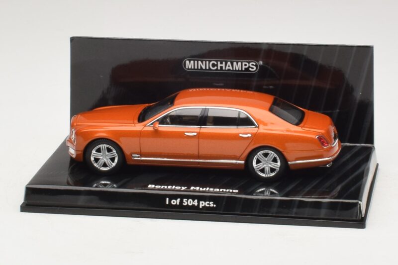 Bentley Mulsanne Pomarańczowy Metalik Minichamps 1:43 436139902 Metal
