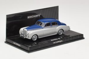 Bentley S2 Srebrno-Niebieski Minichamps 1:43 436139950 Metal — zdjęcie 2 z 4