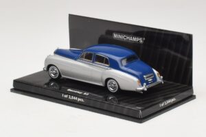 Bentley S2 Srebrno-Niebieski Minichamps 1:43 436139950 Metal — zdjęcie 3 z 4