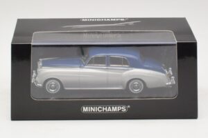 Bentley S2 Srebrno-Niebieski Minichamps 1:43 436139950 Metal — zdjęcie 4 z 4