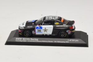 BMW M235i Ring Police Team #306 Carlsson 24 Hours of Nurburgring 2014 Minichamps 1:43 437142406 Metal