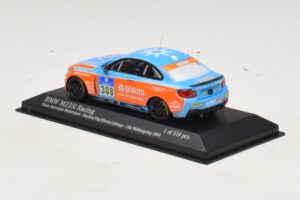 BMW M235i Team Adrenalin #308 Fischer / Zils 24 Hours of Nurburgring 2014 Minichamps 1:43 437142408 Metal — zdjęcie 3 z 4