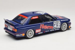 BMW M3 E30 Auto Maass #42 H. Becker DTM 1992 Minichamps 1:18 180922042 Metal — zdjęcie 3 z 8